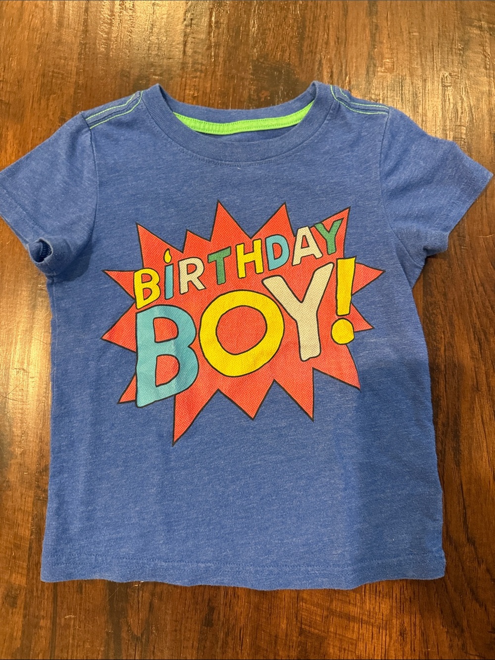 Cat & Jack Blue 'Birthday Boy' Graphic Tee